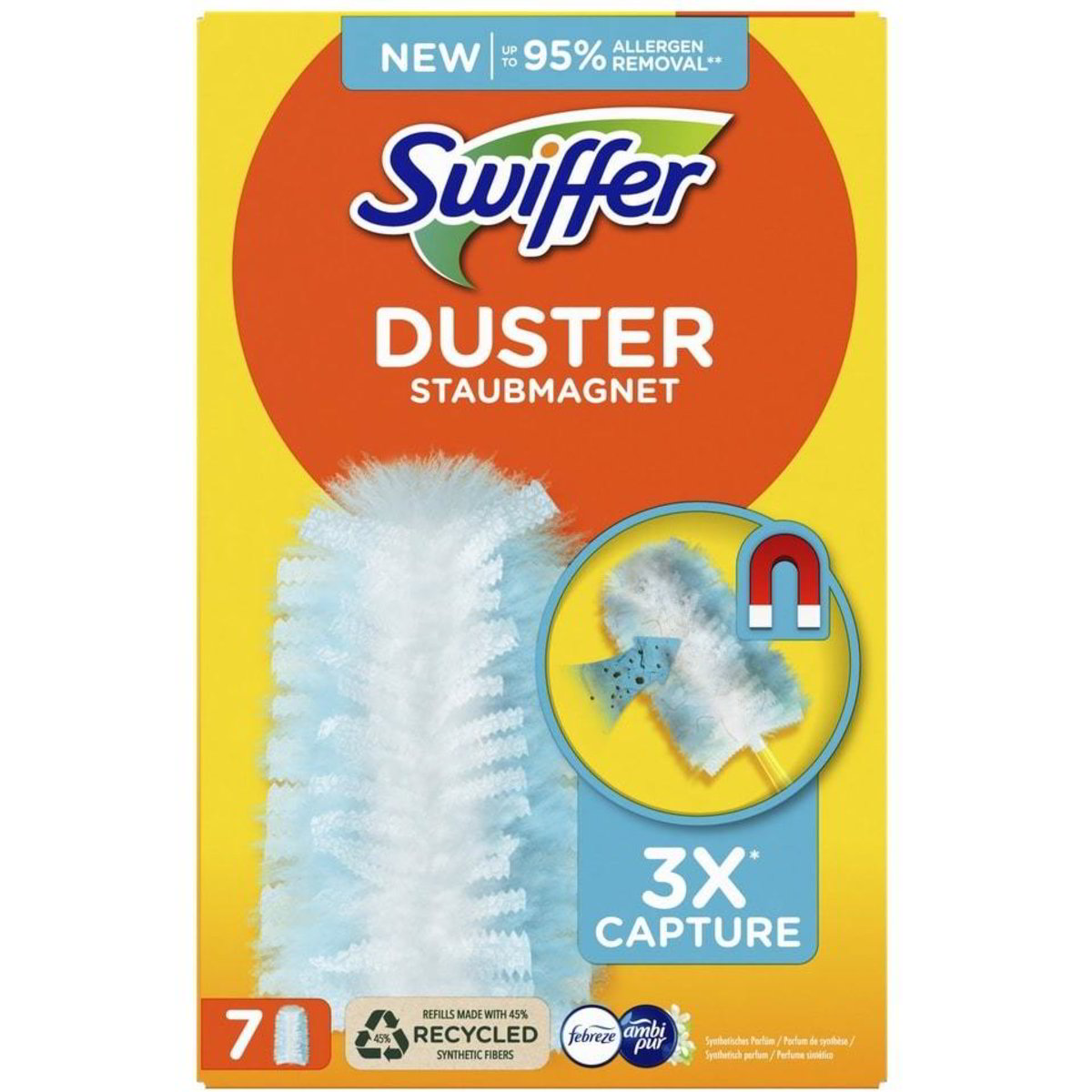 Swiffer Ricariche Per Spolverino, Profumo Originale, Confezione Da 10 - Intrappola Polvere E Allergeni - 3